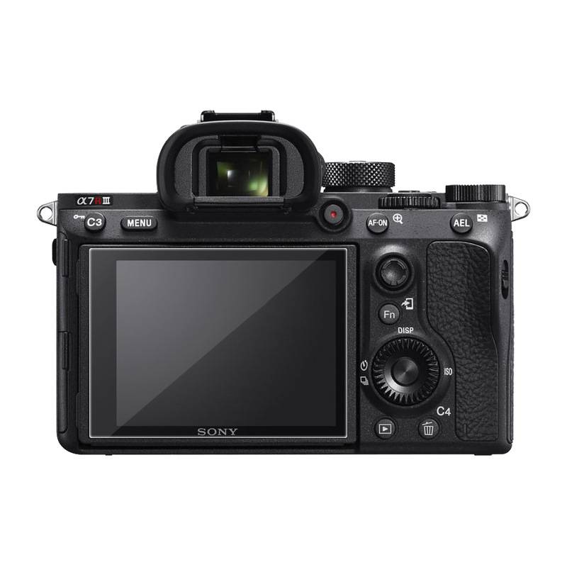 Explosionsgeschützter Anti-Fingerabdruck-Bildschirmfilm mit Lichtbogenkante für SONY-Kamera Transparent