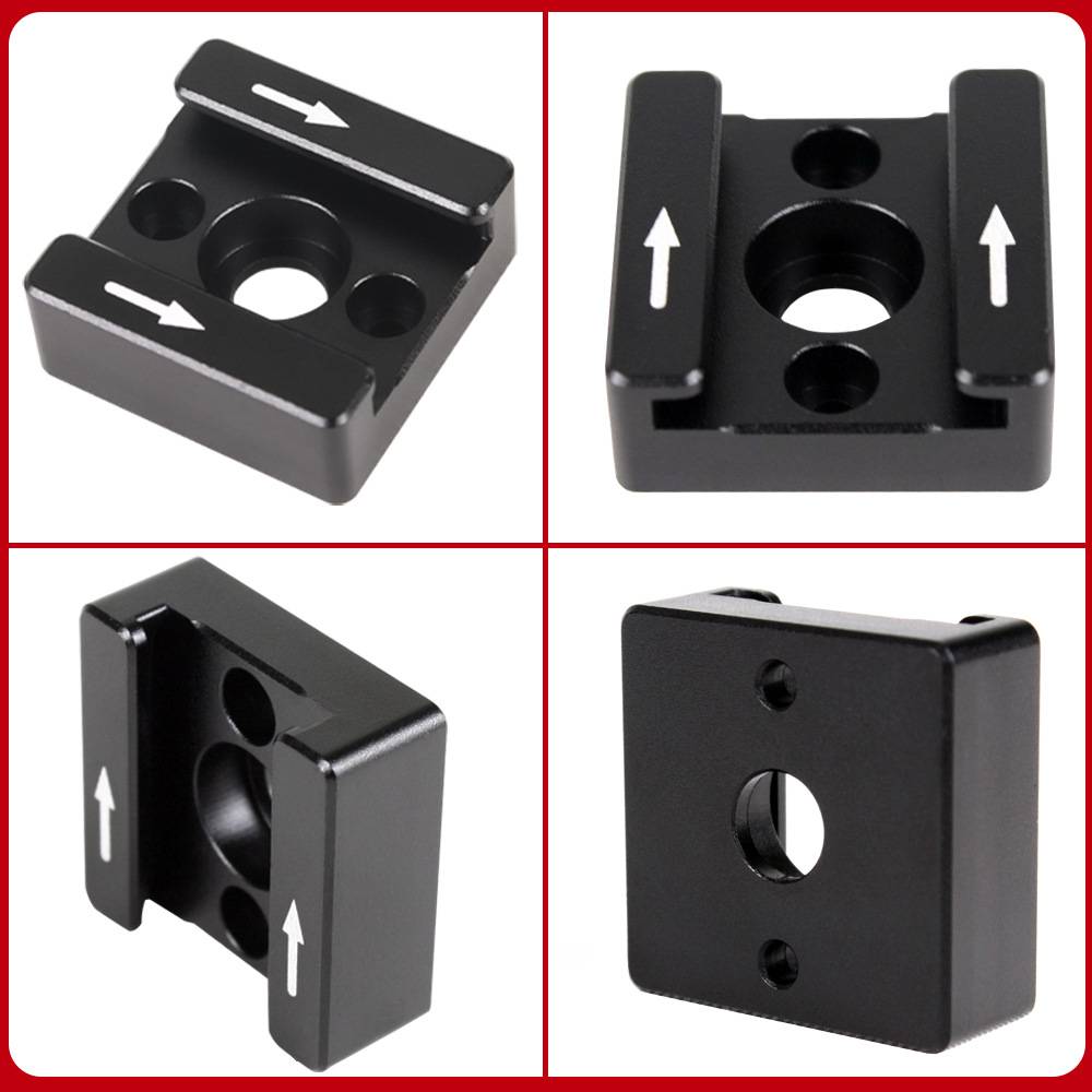 Cold Shoe Mount Adapter Cold Shoe Extender für Kamera Black