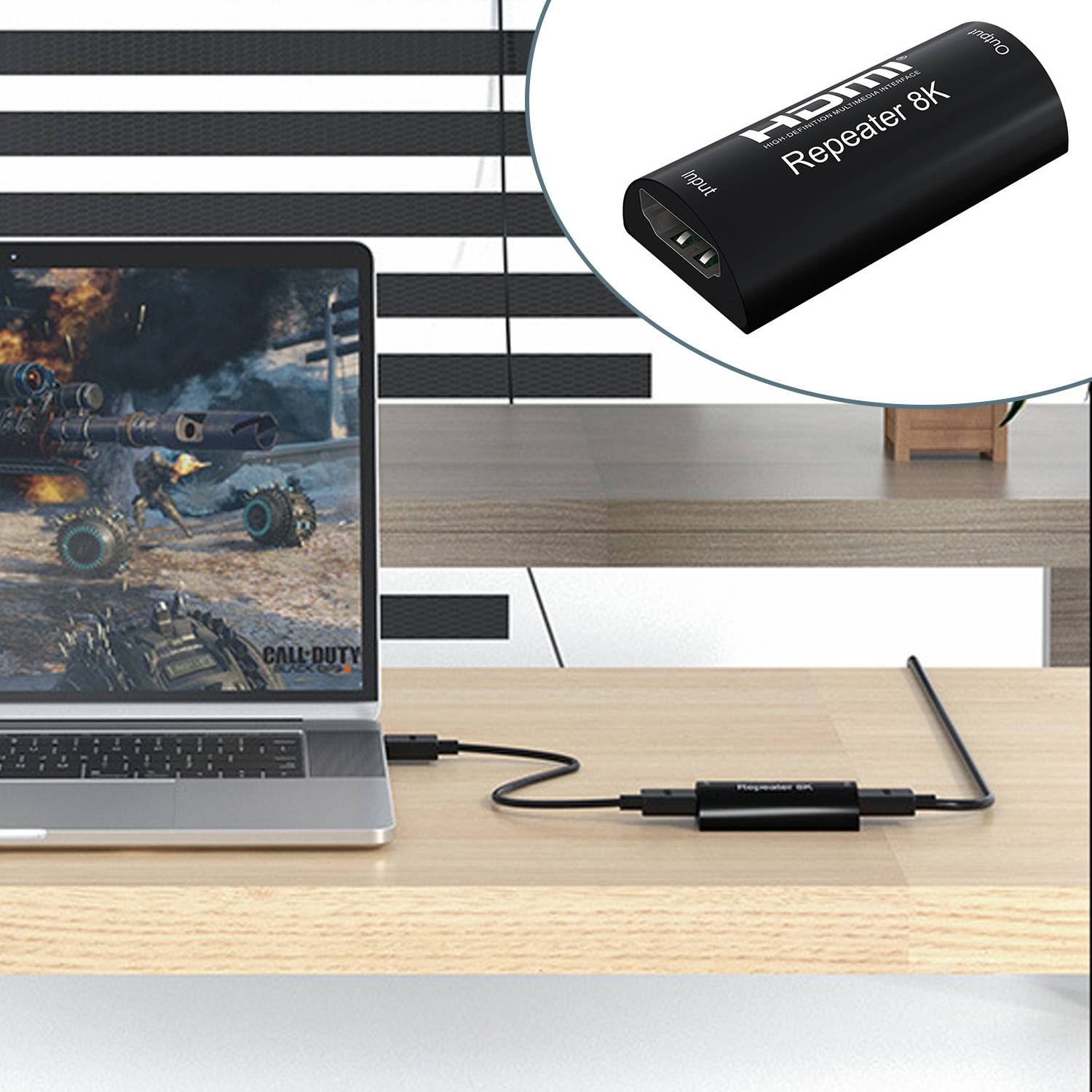 HDMI-Verstärker-Repeater Black
