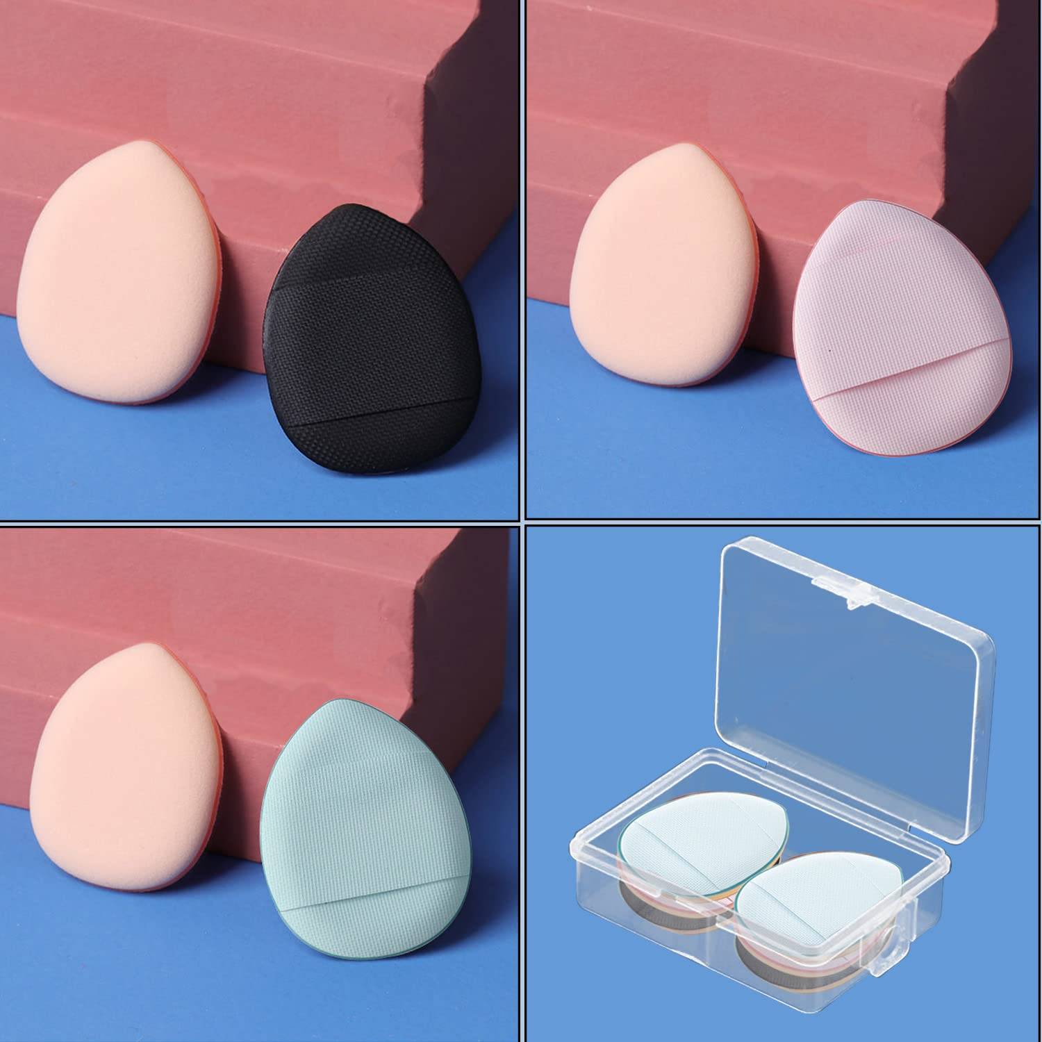 Finger Puff Make-up-Schwämme im 5er-Pack Black