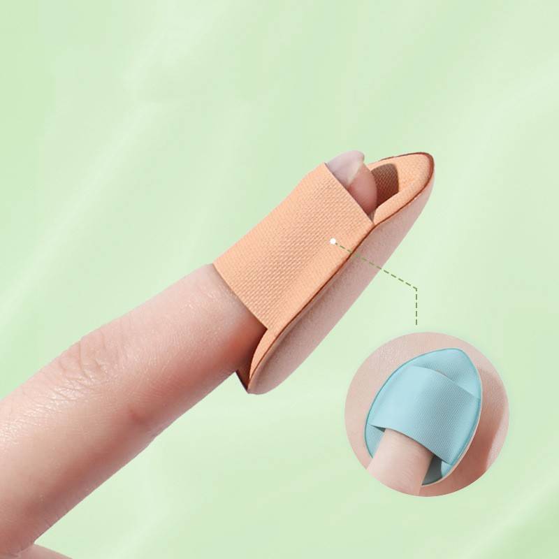 Finger Puff Make-up-Schwämme im 5er-Pack Black