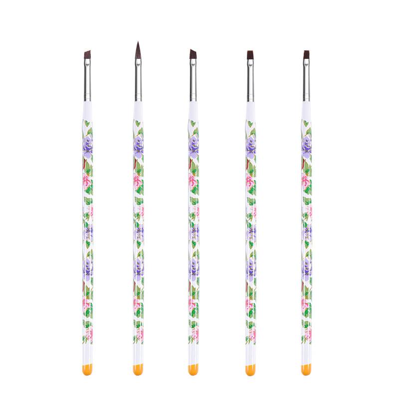 Nailart Pinsel, 5-teilig MultiColor