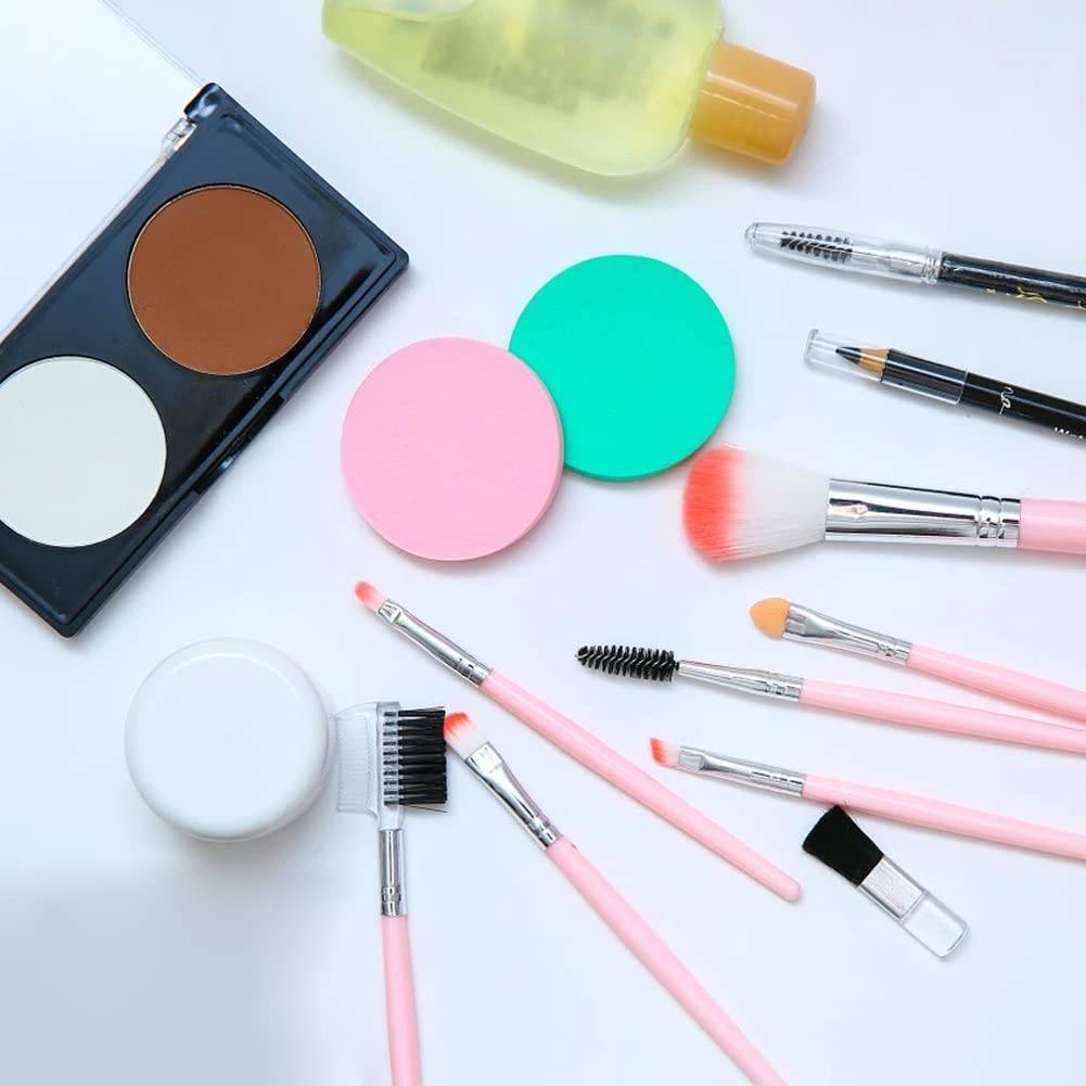 Make-up-Pinsel Set mit 5 Make-up-Pinseln Pink