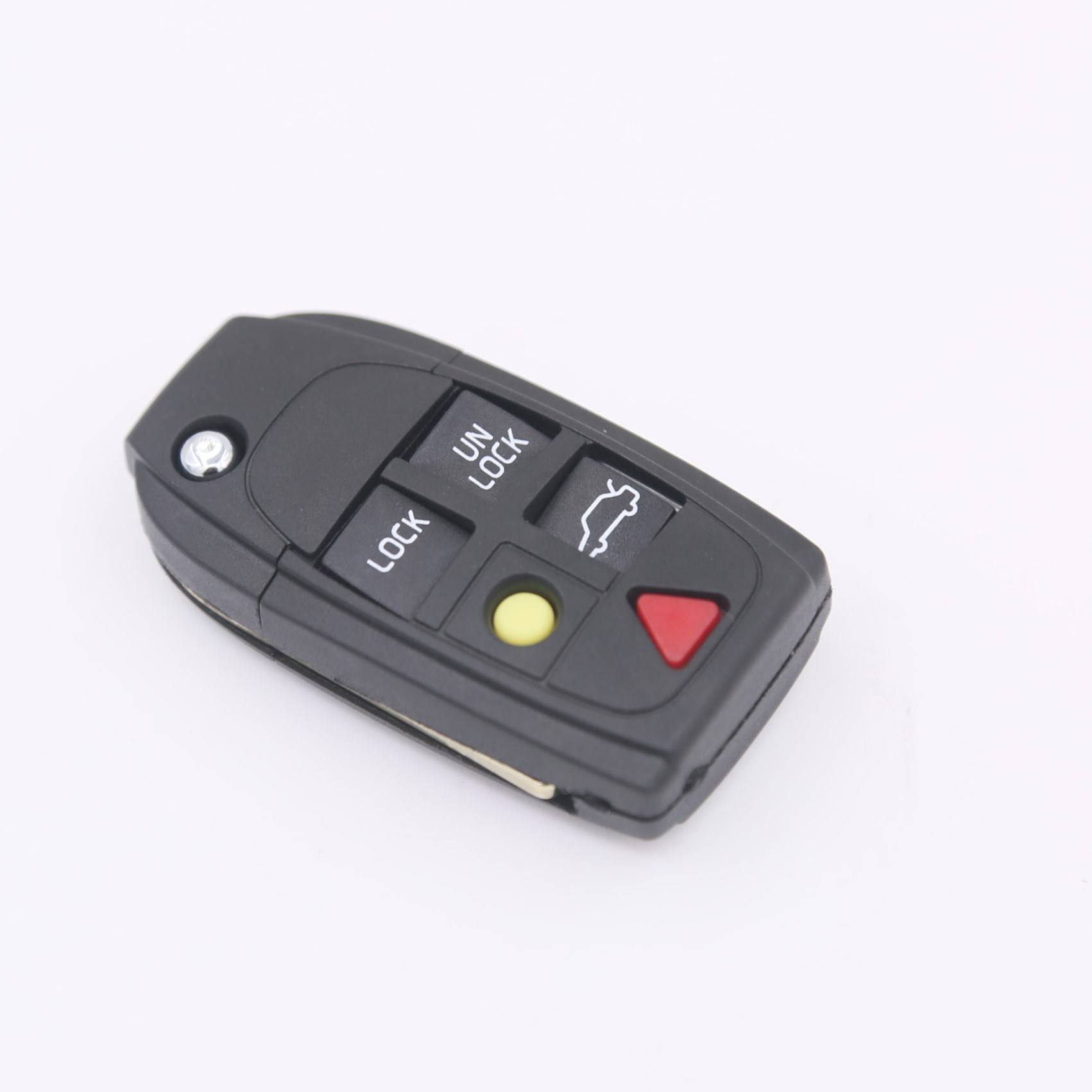Autoschlüssel-Gehäuse für Volvo 5 Tasten schwarz
