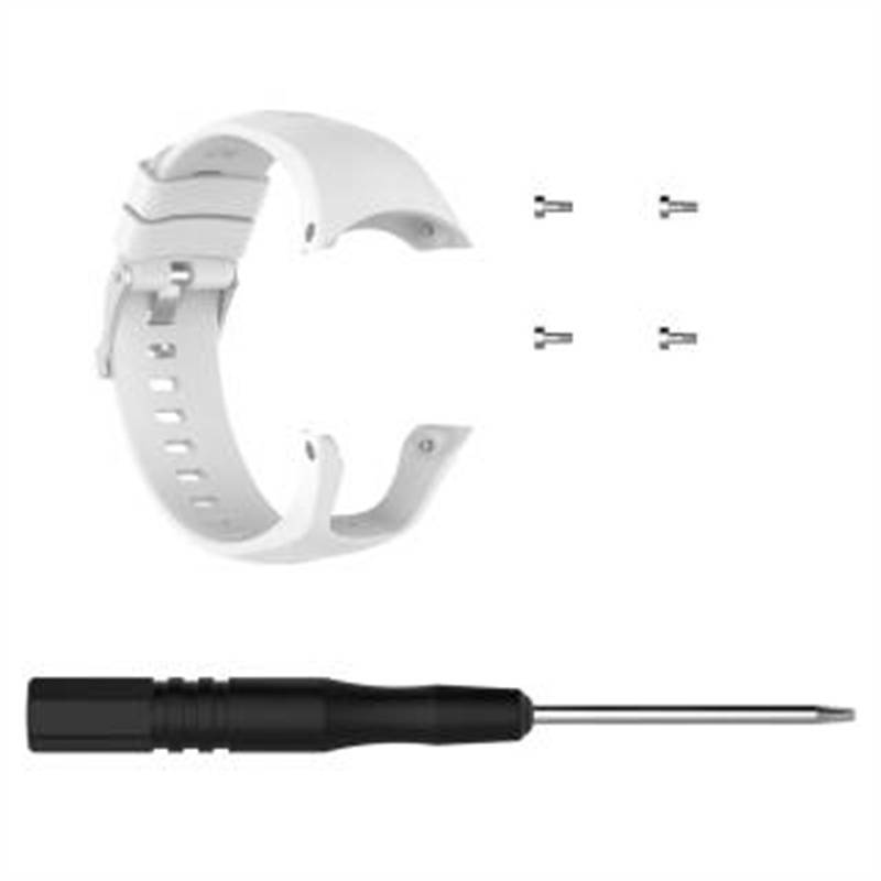 Uhrenarmband für Suunto Spartan Trainer Wrist HR Silikon White