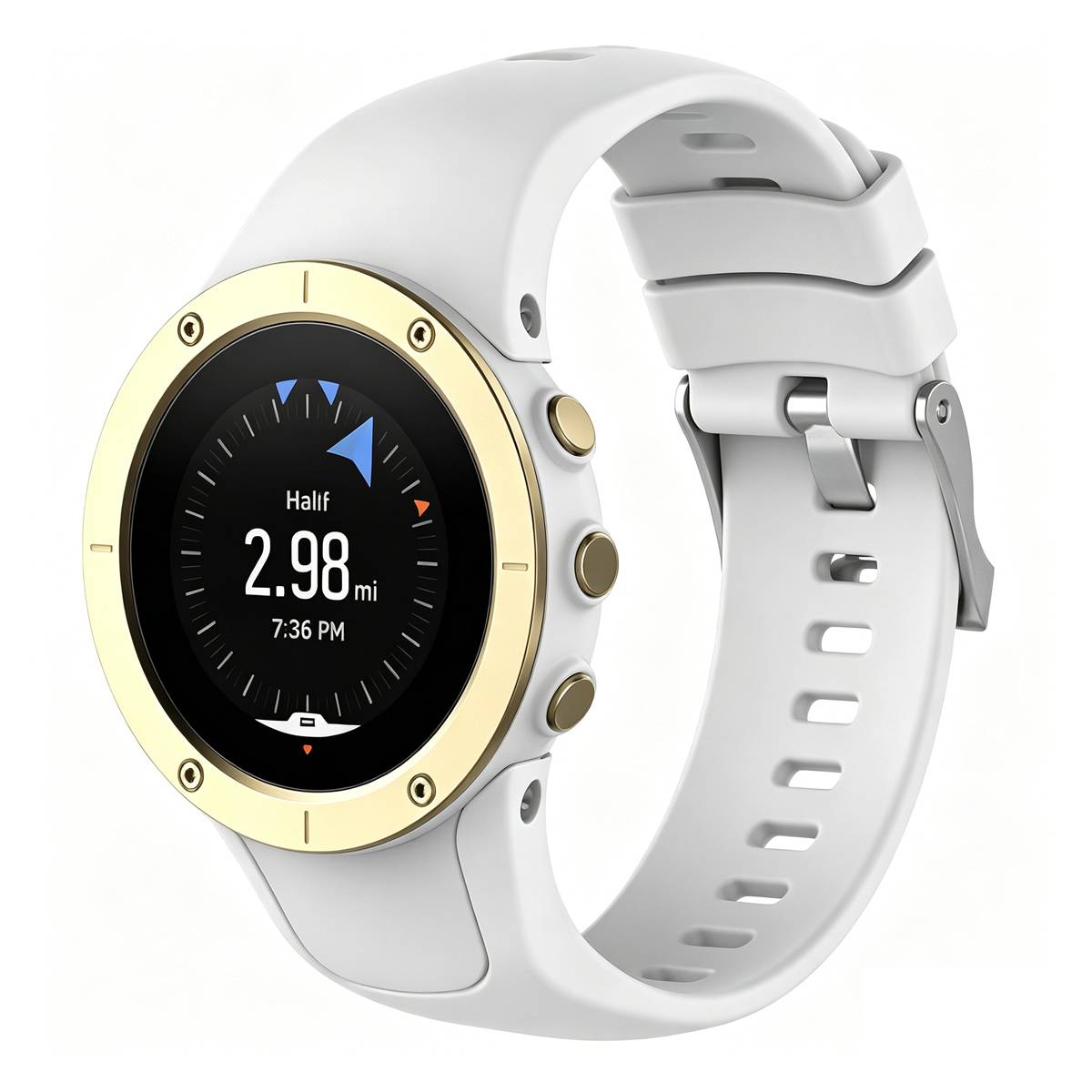 Uhrenarmband für Suunto Spartan Trainer Wrist HR Silikon White