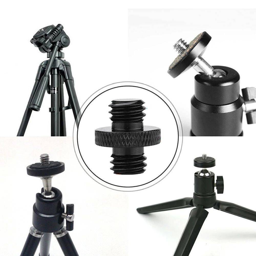 Kamerastativ-Schraubadapter 1/4" auf 3/8" 6-teilig Black