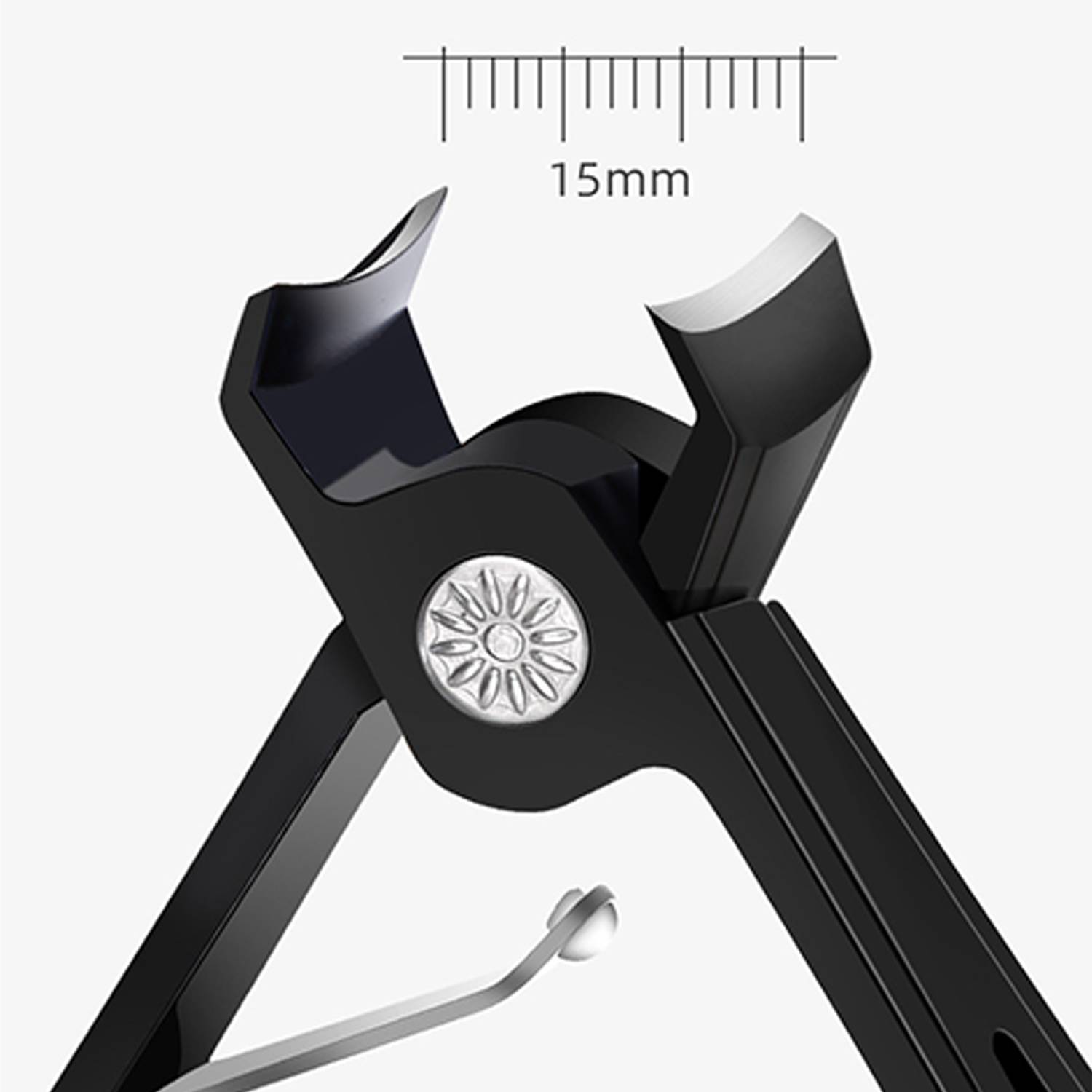 Robuster Nagelknipser aus Edelstahl Silver