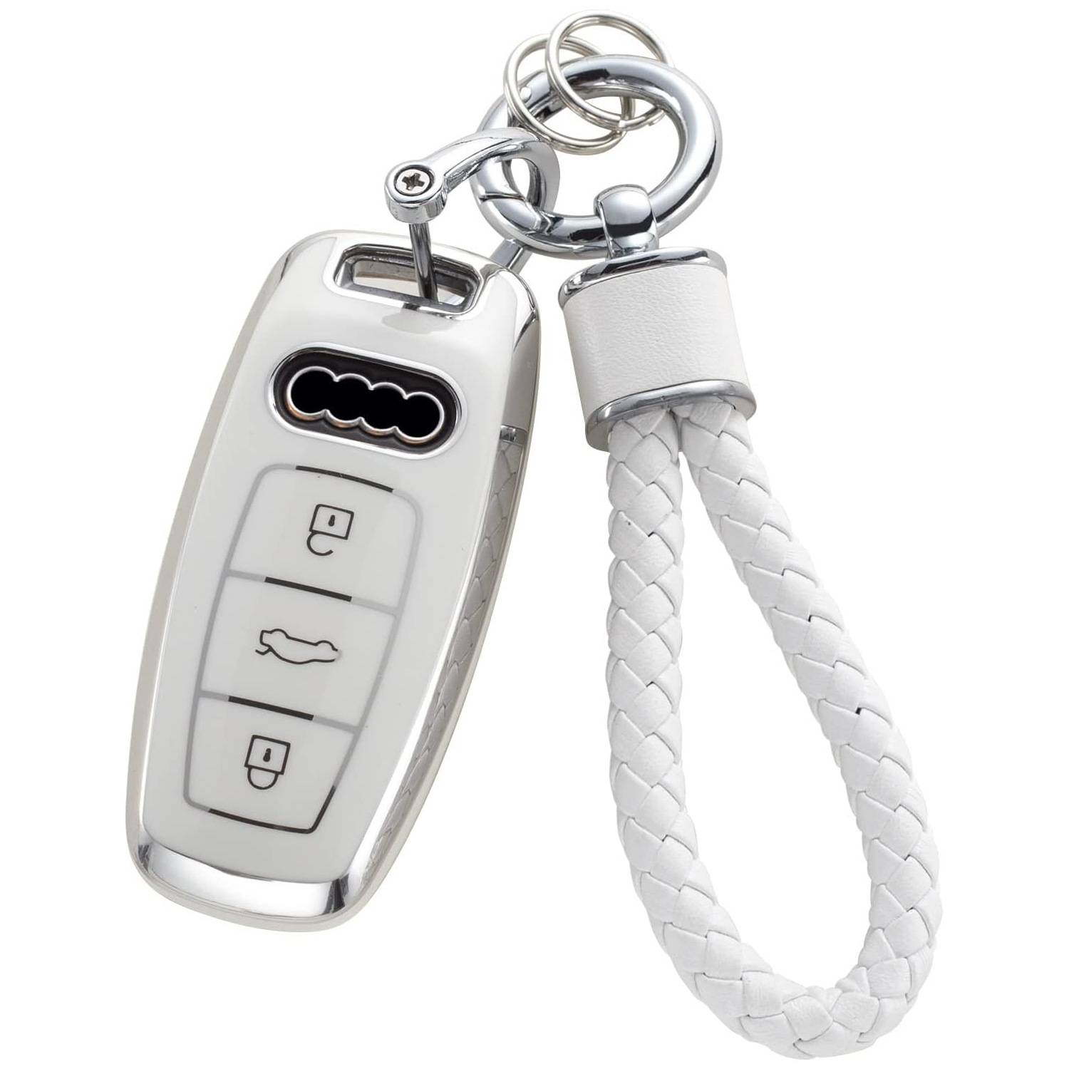 Autoschlüsselhülle mit Schlüsselanhänger Audi D