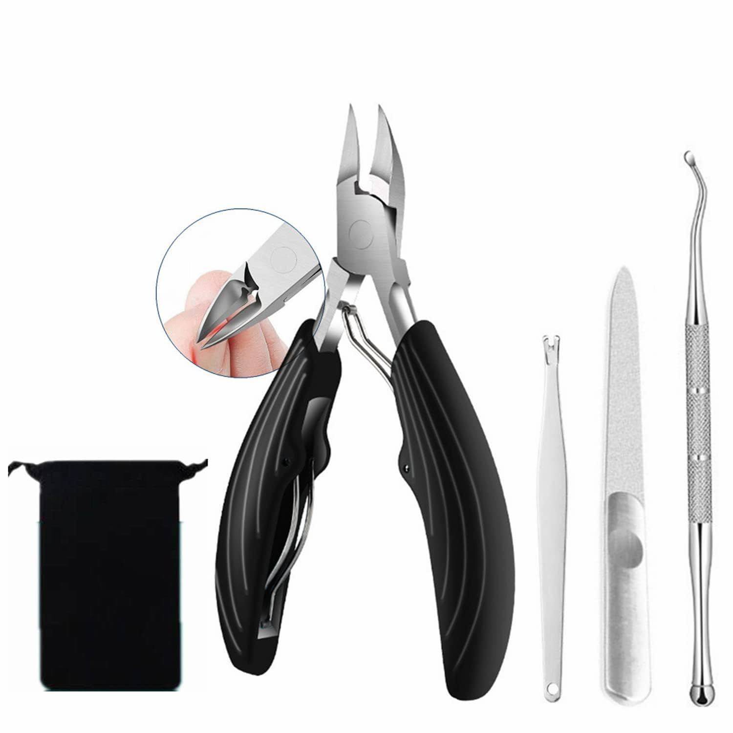 Nagelpflegeset für eingewachsene und dicke Nägel, 4-teilig