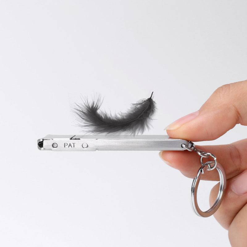 Tragbarer Mini-Nagelknipser aus Edelstahl mit Schlüsselanhänger
