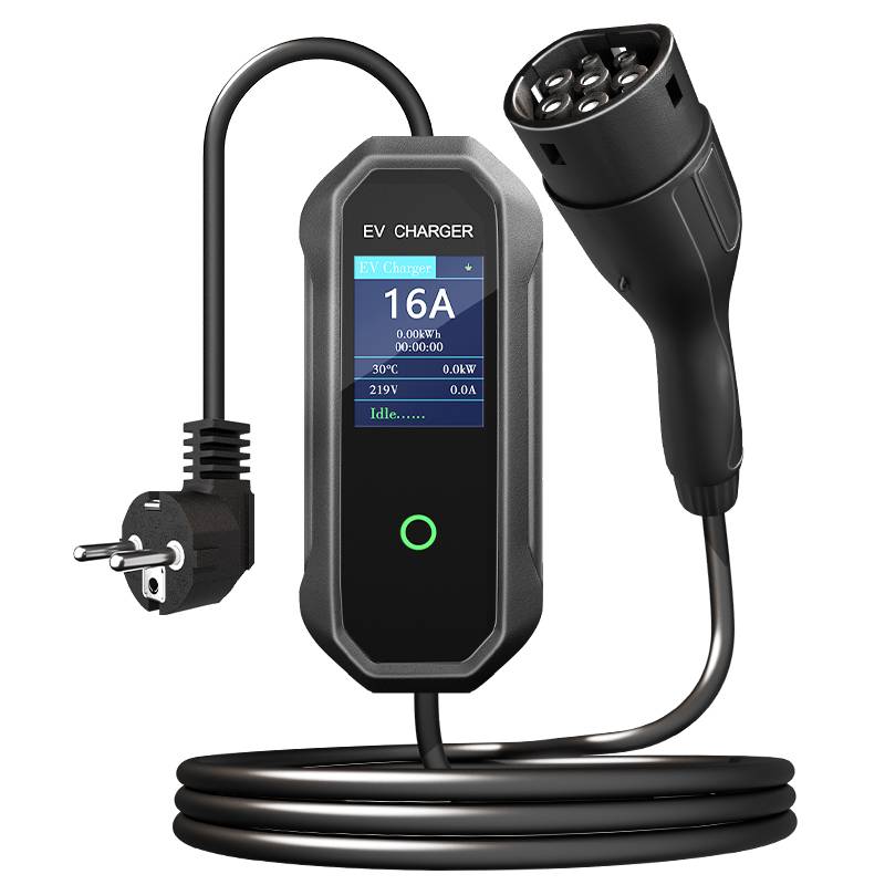 EV-Ladegerät, tragbares EVSE-Ladekabel der Stufe 2, 16 A, 3,5 kW