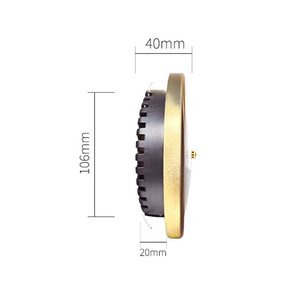 130mm Gold Barometer - Präzises atmosphärisches Druckmessgerät