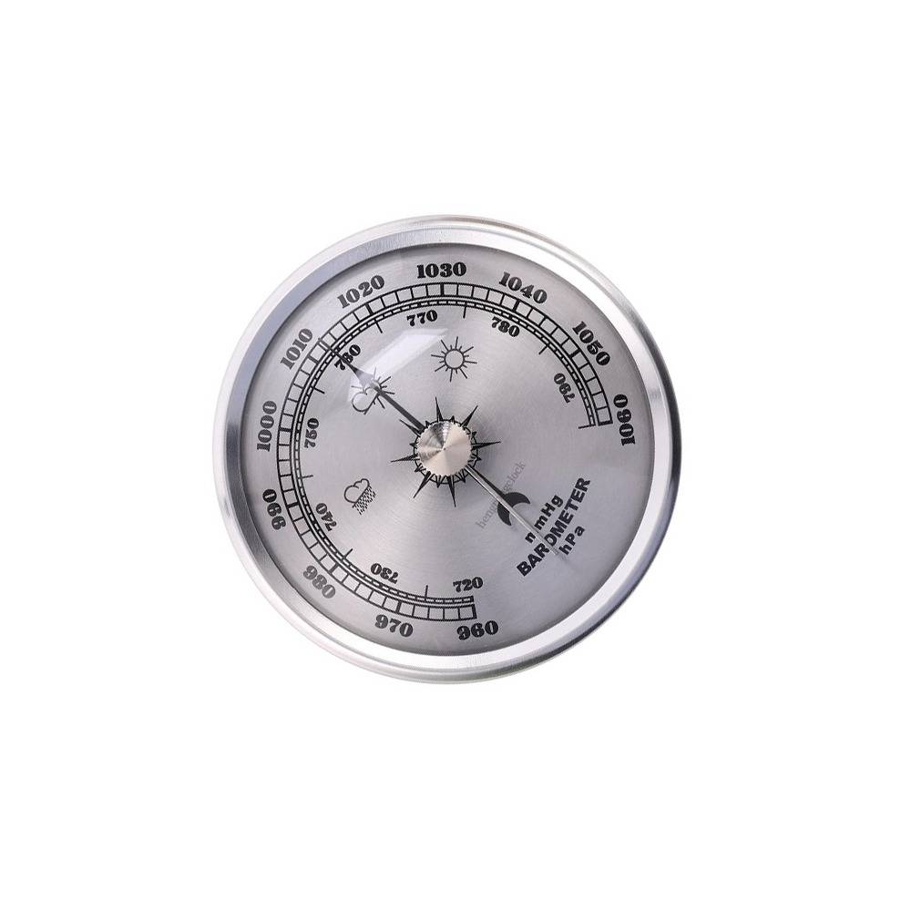 70mm Analoges Barometer - Präzises Wetterstationsinstrument für den Heimgebrauch Silver