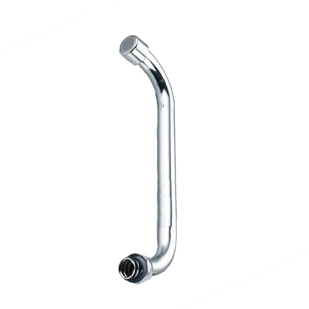 Edelstahl Wasserhahn Auslaufrohr - 18mm Horizontal mit 25mm Messingmutter