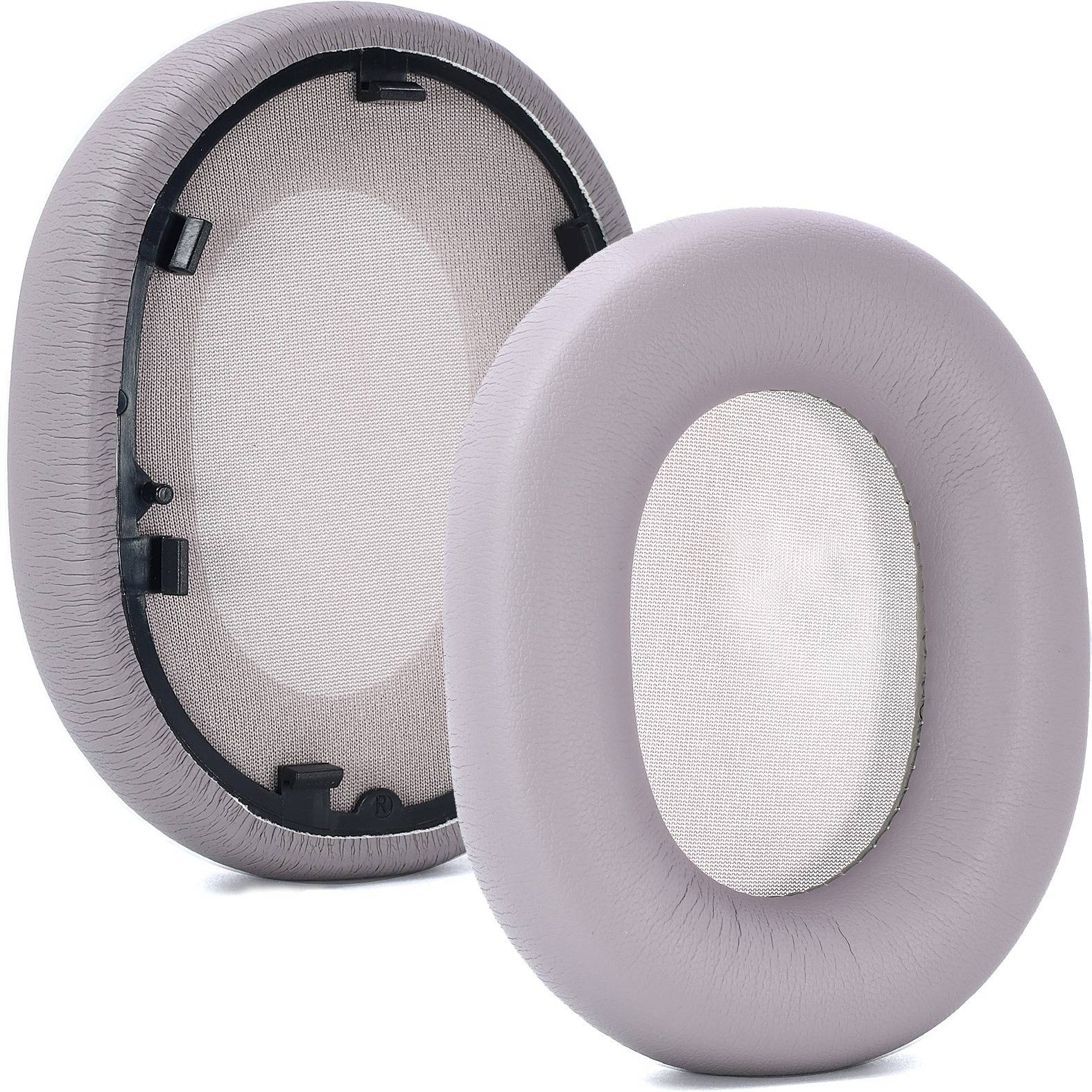Ersatz-Ohrpolster kompatibel mit Sony WH-1000XM5, Weiche Proteinleder-Memory-Foam-Ohrkissen - 1 Paar Pink
