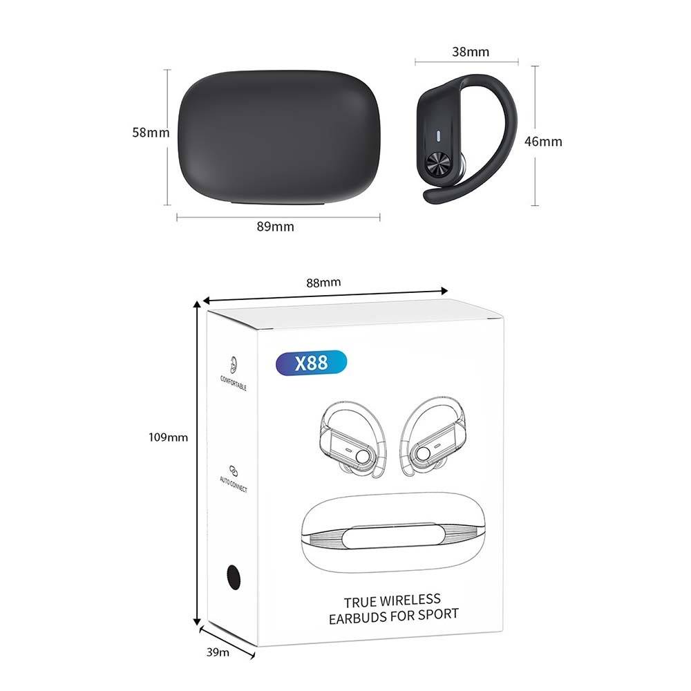 HIFI Noise Cancelling Over-Ear Sport-Kopfhörer, Bluetooth 5.4, 45H Wiedergabezeit
