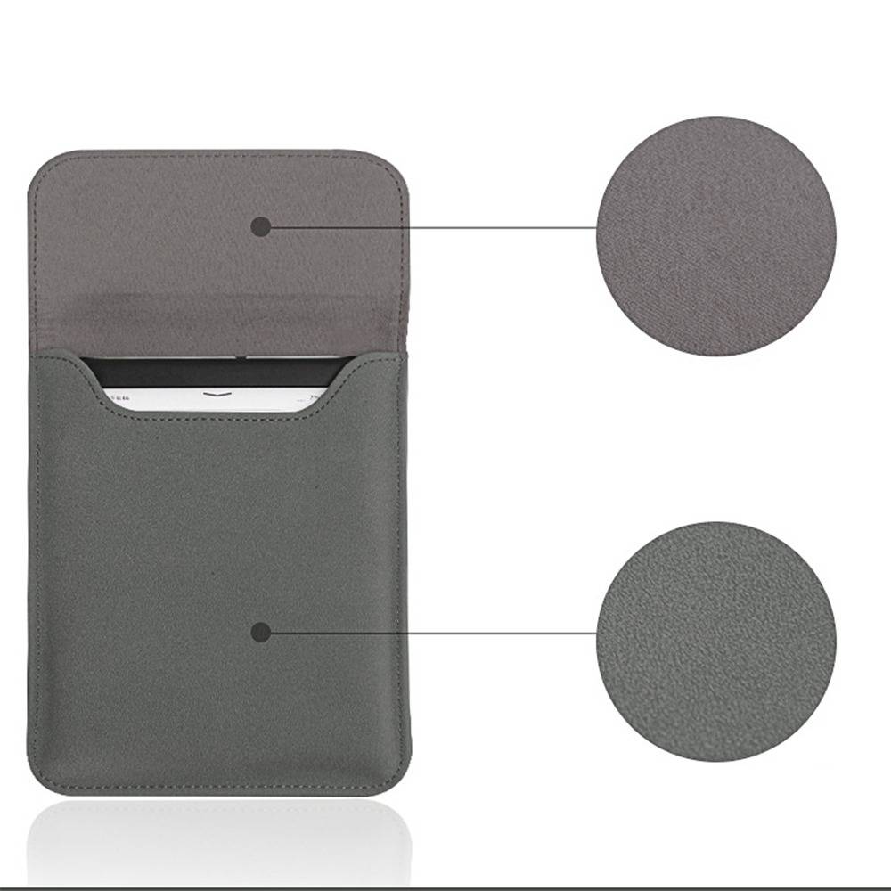 Dunkelgraue PU-Lederhülle kompatibel mit Kindle Scribe 10,2 Zoll
