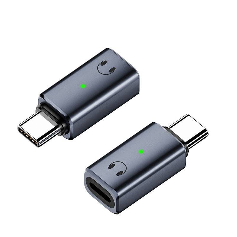 Lightning Buchse auf USB-C Stecker Kopfhörer Adapter für Audio, Anrufe und Steuerung Grey