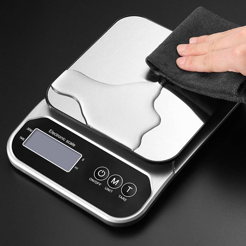 3 kg/0,1 g Digitale Küchenwaage – Aufladbar & Batteriebetrieben