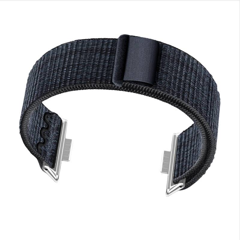 Stylisches Nylon Loop Armband für Huawei Watch Fit 4 Pro NavyBlue