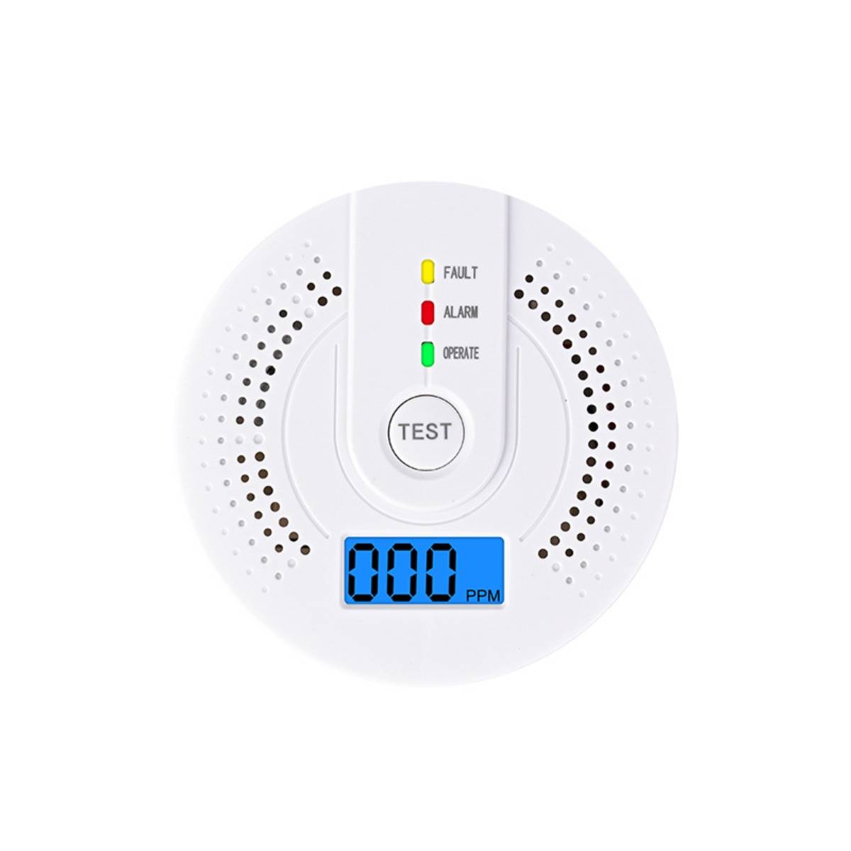 Standalone Kohlenmonoxidmelder Alarm mit LCD-Display, keine Batterie enthalten