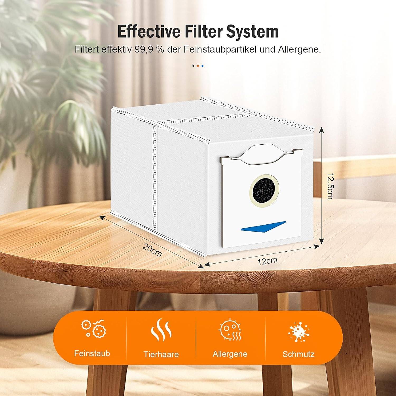 Ecovacs Deebot N30 Pro Omni Staubsaugerbeutel (10er-Pack)