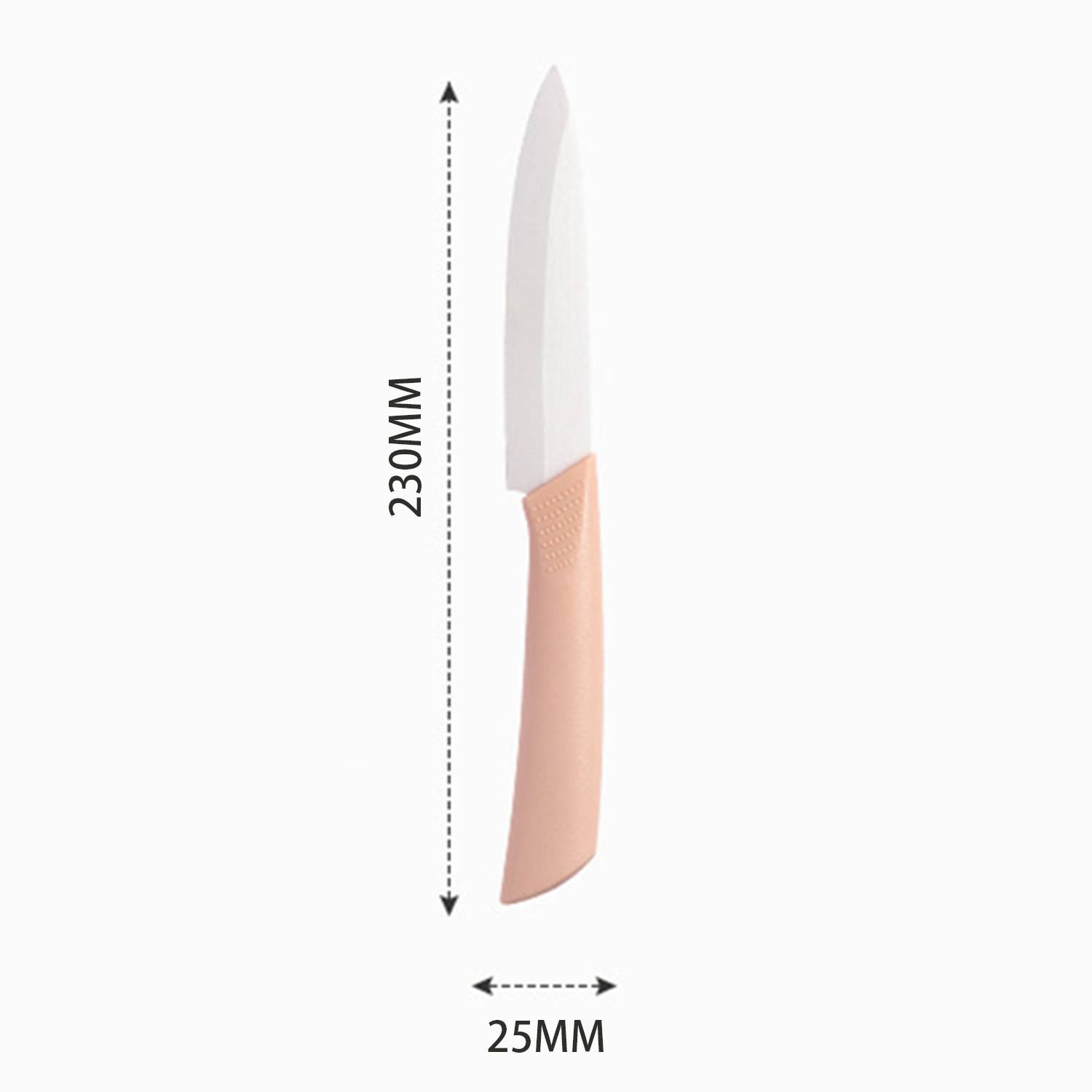 Keramik-Küchenmesser - Rosa, 15 cm L