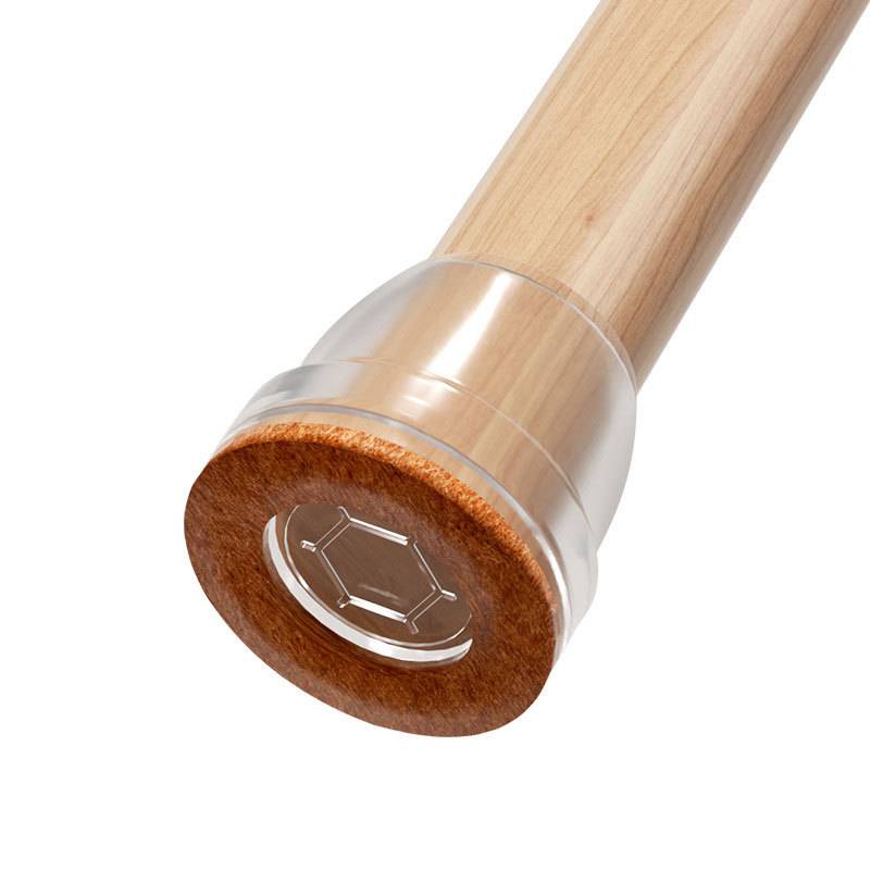 Transparente Stuhlbeinschoner - 8er-Pack LightBrown S Kreis