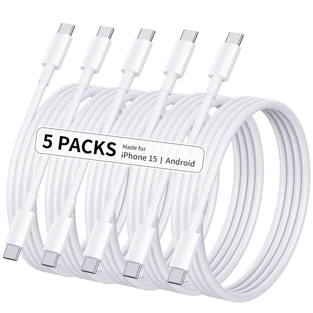 5er-Pack 2M CTO C-Datenkabel, PD60W-Schnellladekabel M 5er-Pack