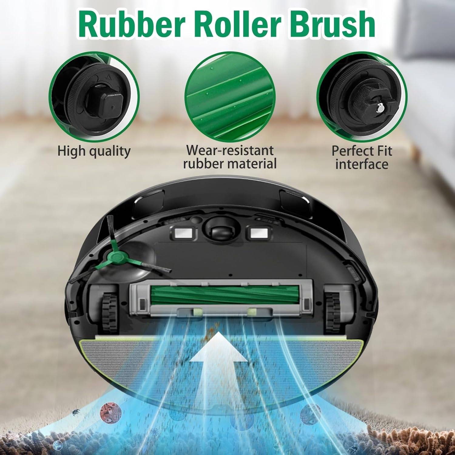 14-teiliges Ersatzteilset kompatibel mit iRobot Roomba 205 Staubsauger Zubehörset