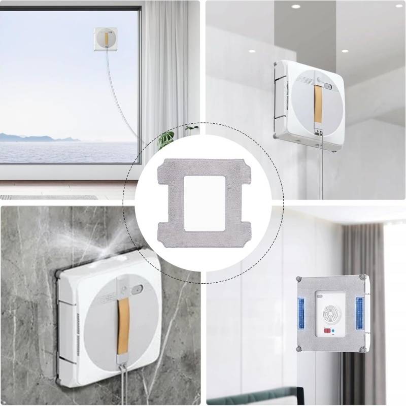Ecovacs Winbot W1/W1 Pro/W2 Omni Fensterreinigungsroboter Mopp Pads - 9er Pack, kompatibel mit Ecovacs