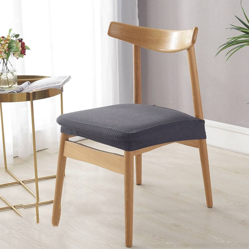 Dehnbarer Stuhlsitzbezug DarkGrey
