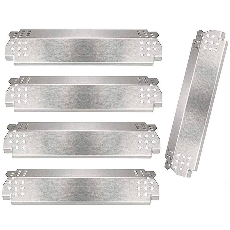 5 Stück Hitzeplatten-Ersatz für Gasgrill - Silber