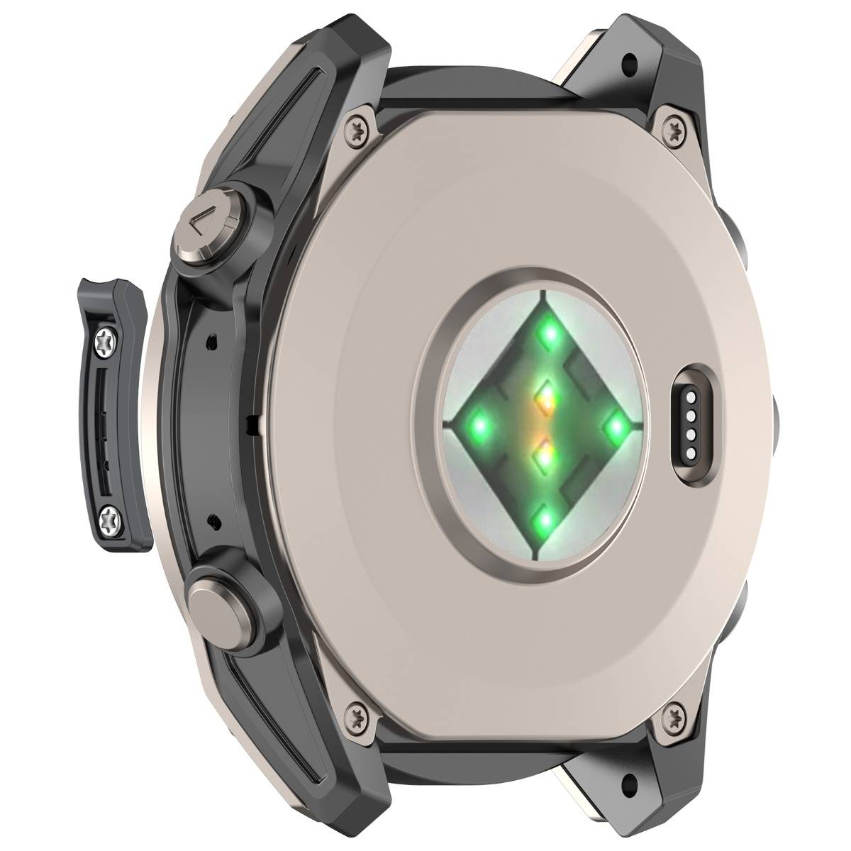 51 mm Edelstahl-Uhrenschutzleiste, kompatibel mit Garmin Fenix 8 Pro AMOLED 51 mm, Garmin Quatix 8 51 mm, Garmin Tactix 8 51 mm AMOLED, Garmin