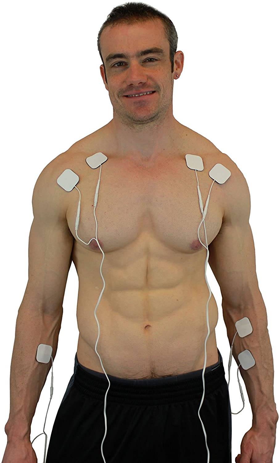 Selbstklebende Elektroden für Massagegeräte 2,5 mm Stecker 10er Pack 2.5 mm