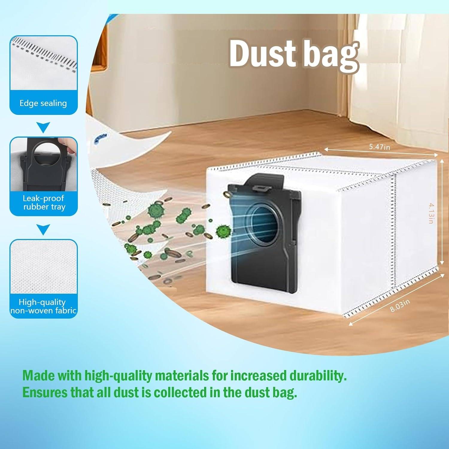 Roboterstaubsauger-Ersatzteil-Set kompatibel mit Dreame X50 Ultra/L50 Ultra/L40s Pro Ultra/Mova V50 Ultra