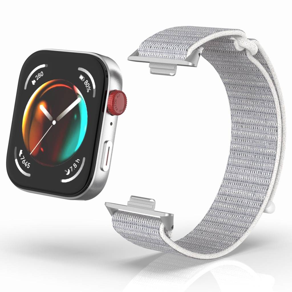 20mm Nylon-Uhrenarmband für Huawei Watch Fit 3 Grey