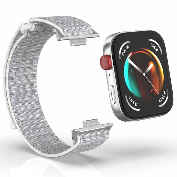 20mm Nylon-Uhrenarmband für Huawei Watch Fit 3 Grey