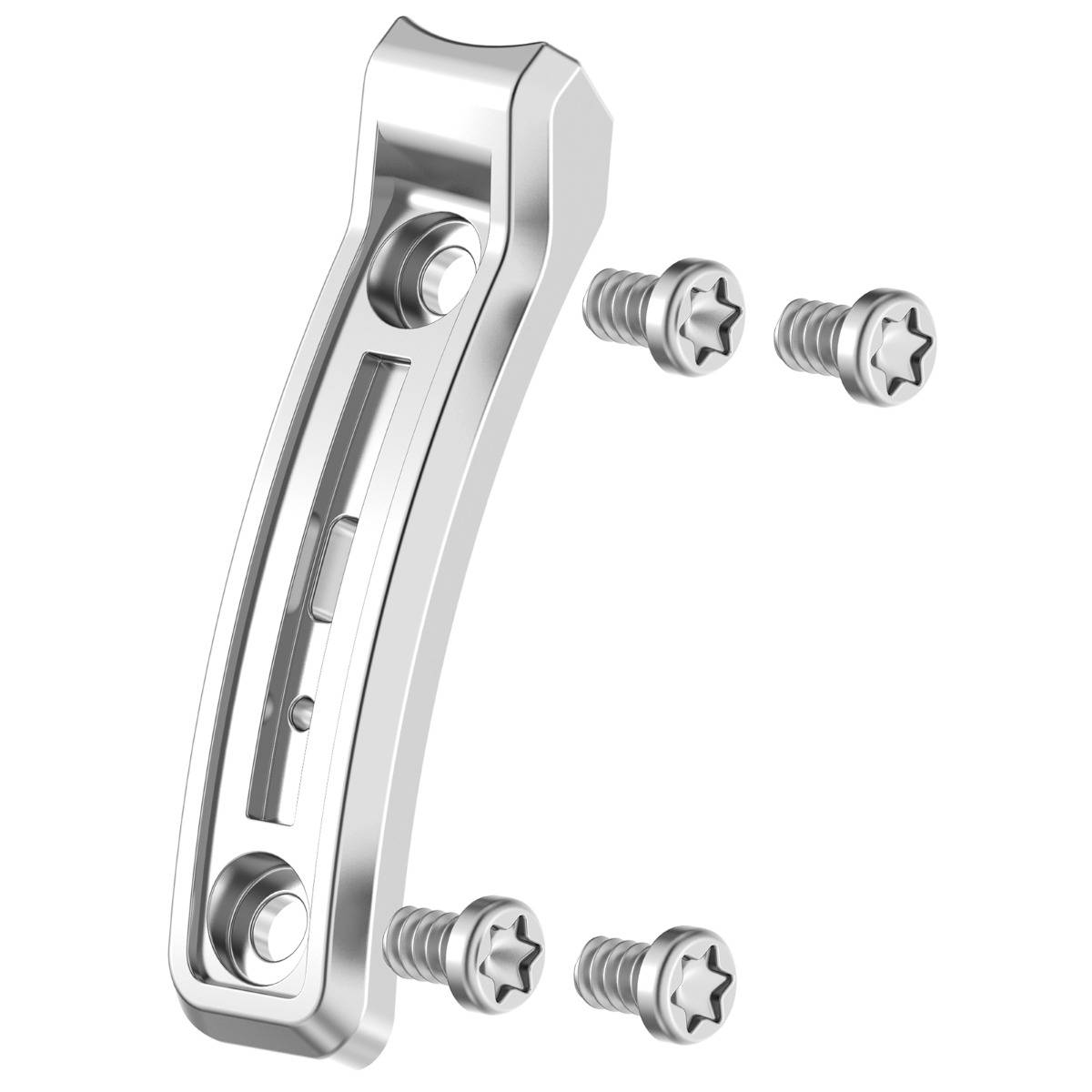 47-mm-Edelstahl-Uhrenschutzleiste – Metallischer Antikollisionsschutz, kompatibel mit Garmin Fenix 8-Serie Silver