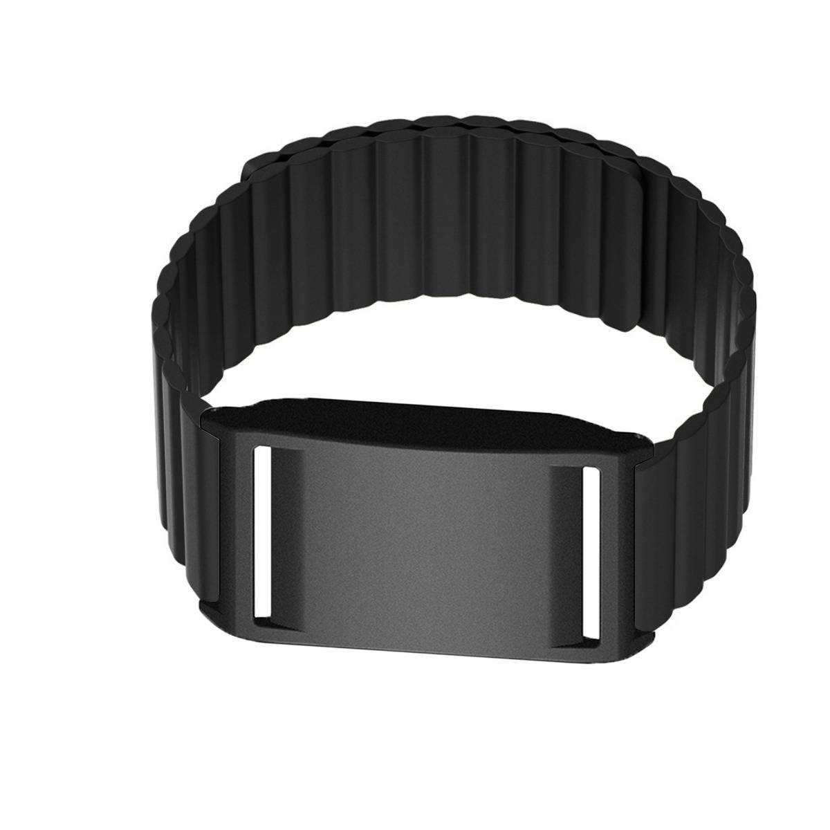 Silikon Magnet Ersatzband kompatibel mit Polar Loop — 26cm x 2.2cm, Mehrere Farben Black