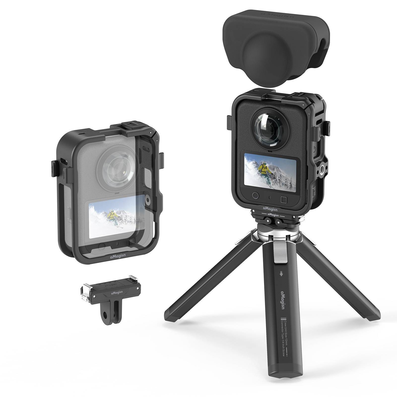 DJI Osmo 360 Erweiterungs-Schutzrahmen – PC-Kunststoffrahmen (2er-Pack), kompatibel mit DJI Osmo 360