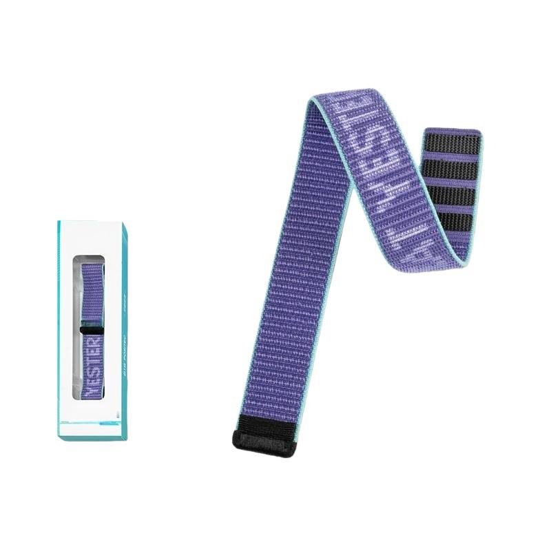 22mm Nylon Sport Loop Armband kompatibel mit Garmin Fenix 8/7/6 Pro/7 Pro - Atmungsaktiv & Verstellbar Purple