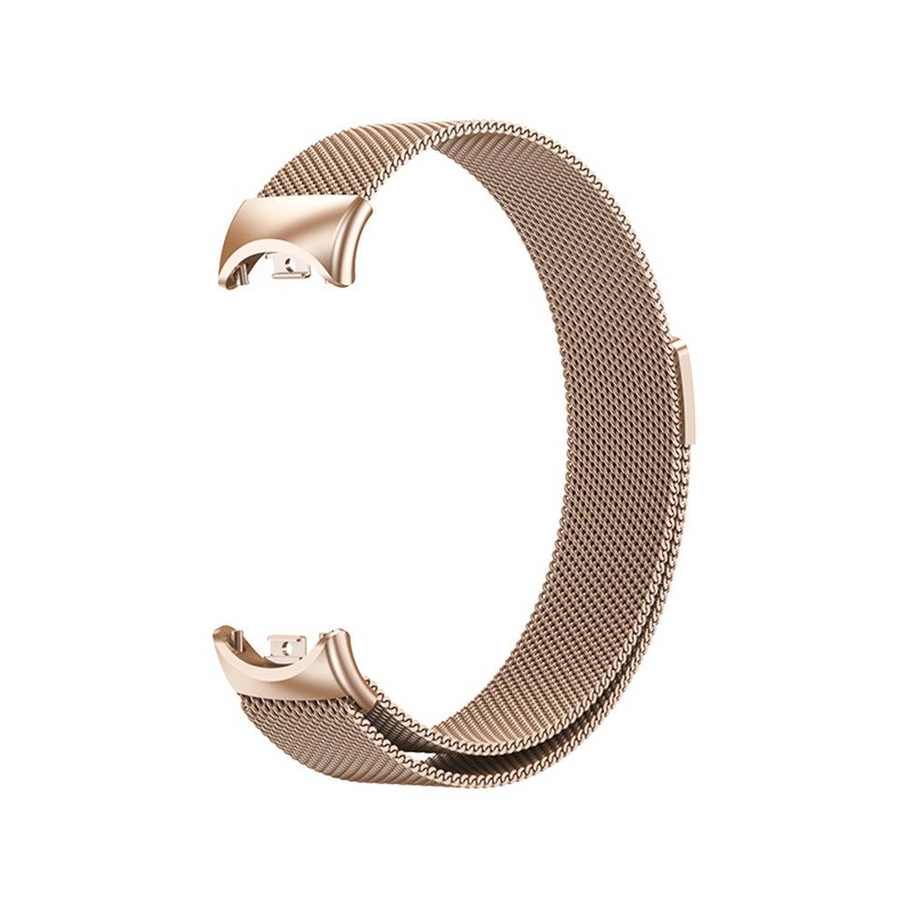 Magnetisches Metallarmband kompatibel mit Xiaomi Band 8/9/10 - Offizieller Stil PinkGold