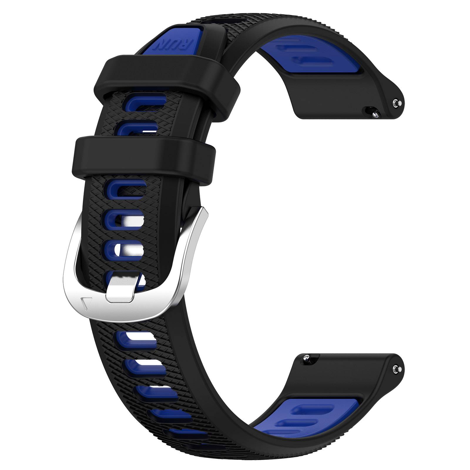 Uhrenarmband Silikon Garmin Forerunner 265 / 265 Music Black