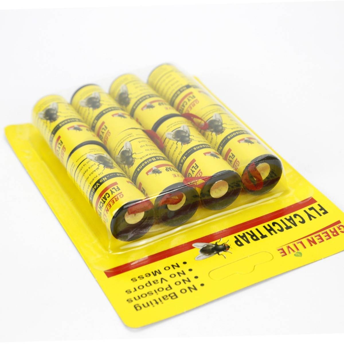 Fliegenfalle Fliegenfänger Fliegenpapierrolle 16er-Pack