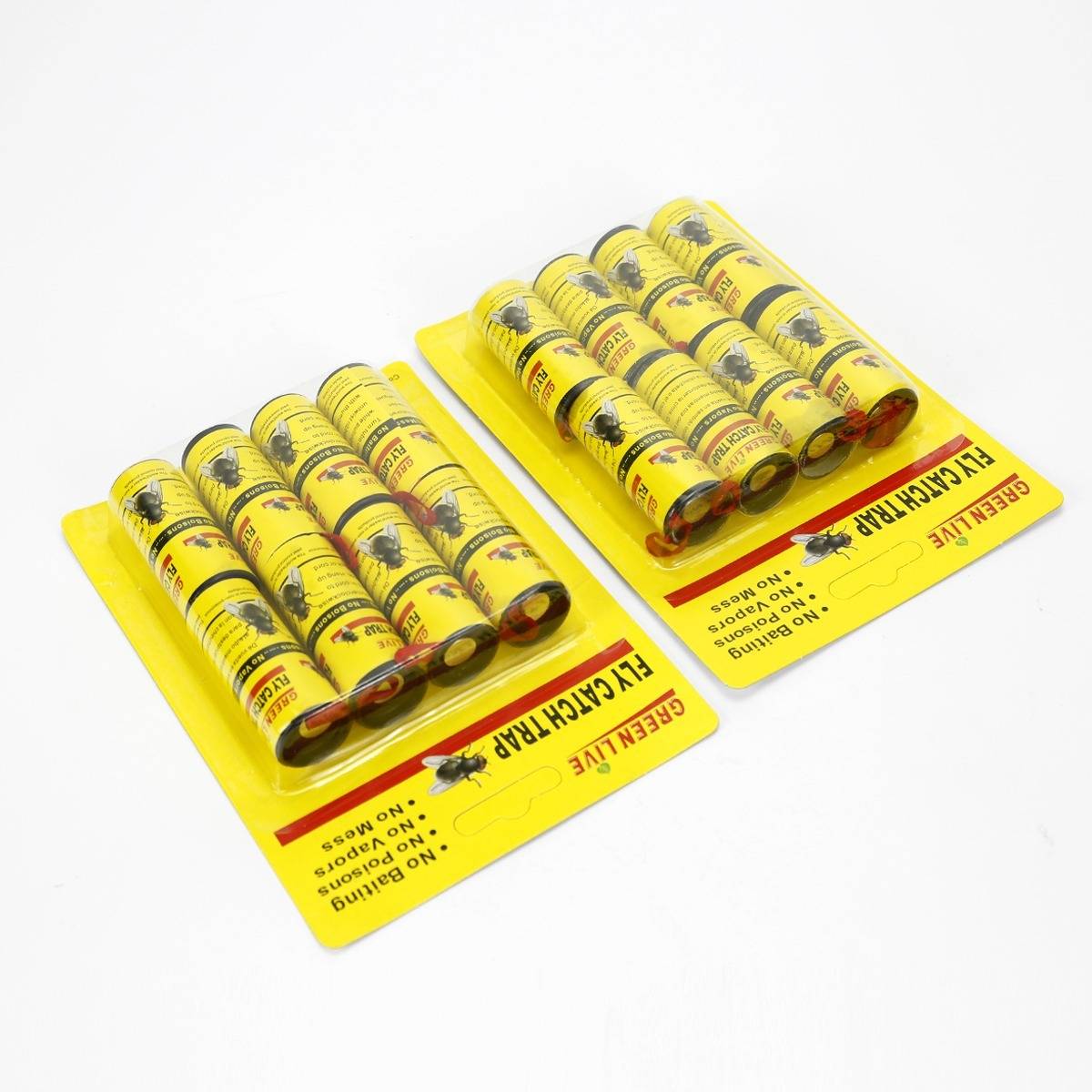Fliegenfalle Fliegenfänger Fliegenpapierrolle 16er-Pack