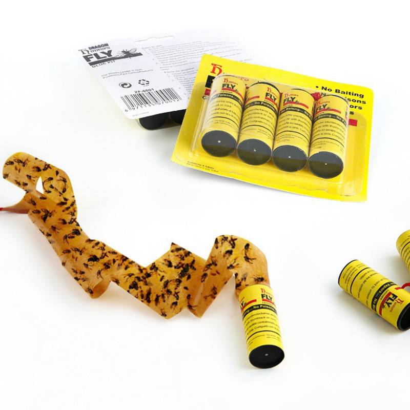 Fliegenfalle Fliegenfänger Fliegenpapierrolle 16er-Pack
