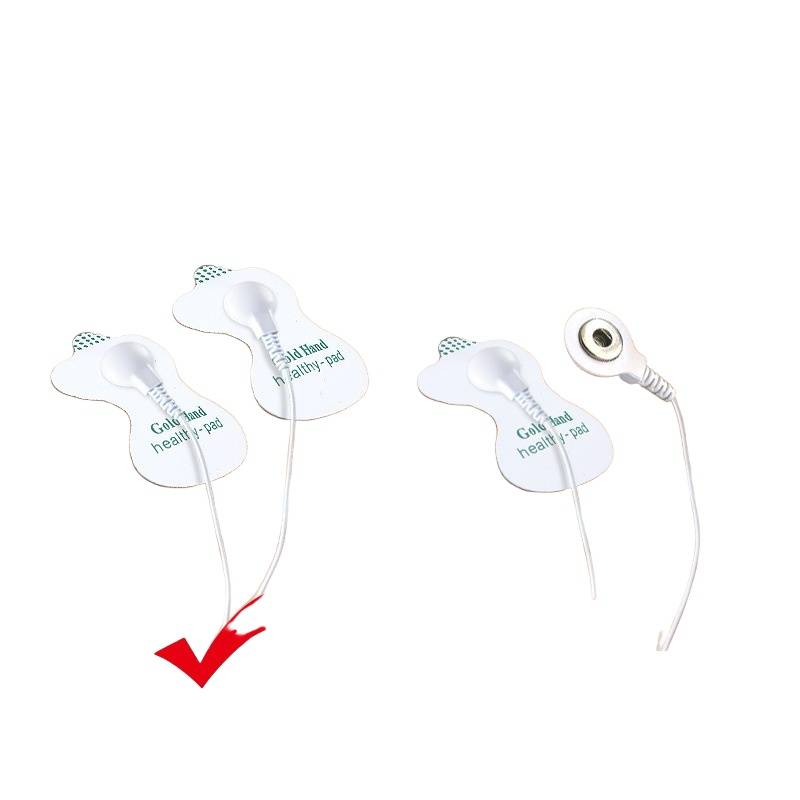 Kürbisförmige Elektrodenpads – 2 Stück/5 Paare – Aufsteckbare Hydrogel-Ersatzpads zur Muskelstimulation