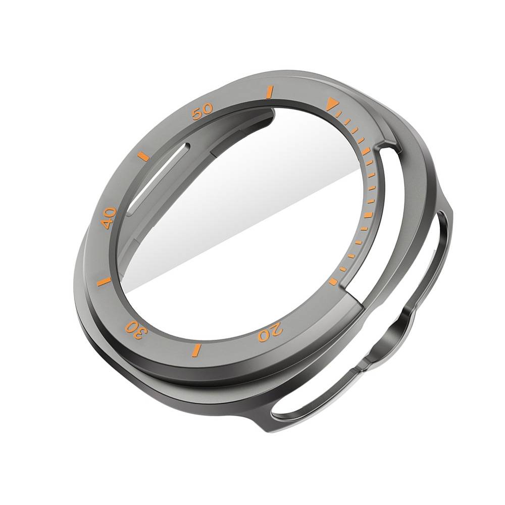 Samsung Galaxy Watch8 Hülle - Einteiliges Skalendesign mit gehärtetem Film